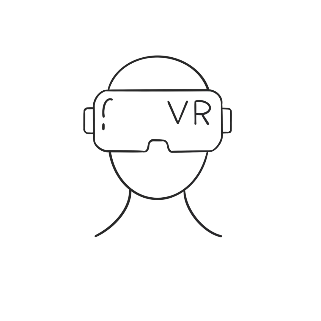 Icône d'un casque de réalité virtuelle